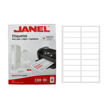 Etiqueta laser Janel J-5261 para laser + Inkjet + copiadoras.