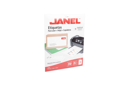 Etiqueta láser 8163/5163 de 2 x 4 pulgadas con 250 pzas