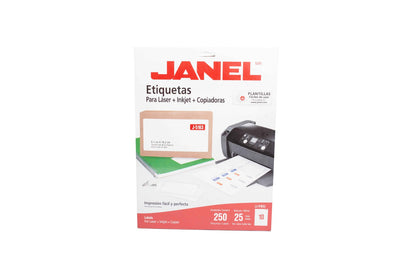 Etiqueta láser 8163/5163 de 2 x 4 pulgadas con 250 pzas