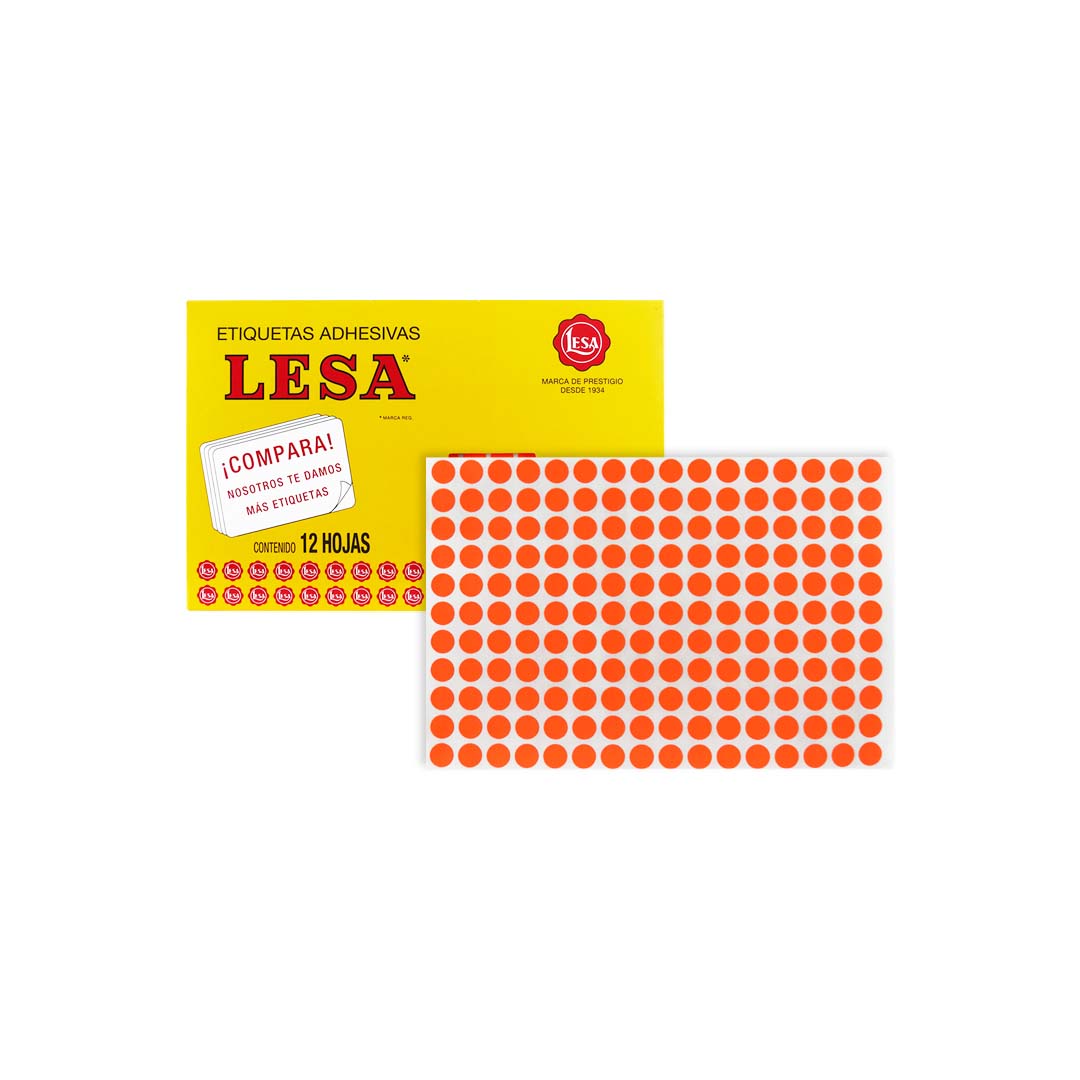 Etiqueta Lesa grande fluorescente del número 10
