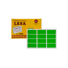 Etiqueta Lesa grande fluorescente del número 22.