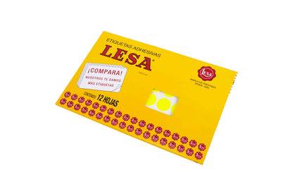 Etiqueta Lesa grande fluorescente del número 9