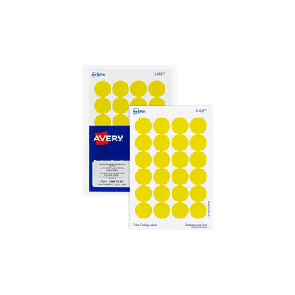 Etiqueta removible circular Avery con 1008 pzas.