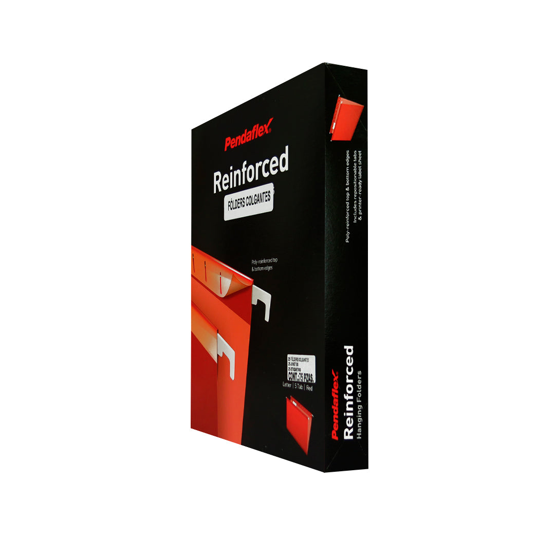 FOLDER COLGANTE TAMAÑO CARTA ROJO 4152RE CON 25 PZS