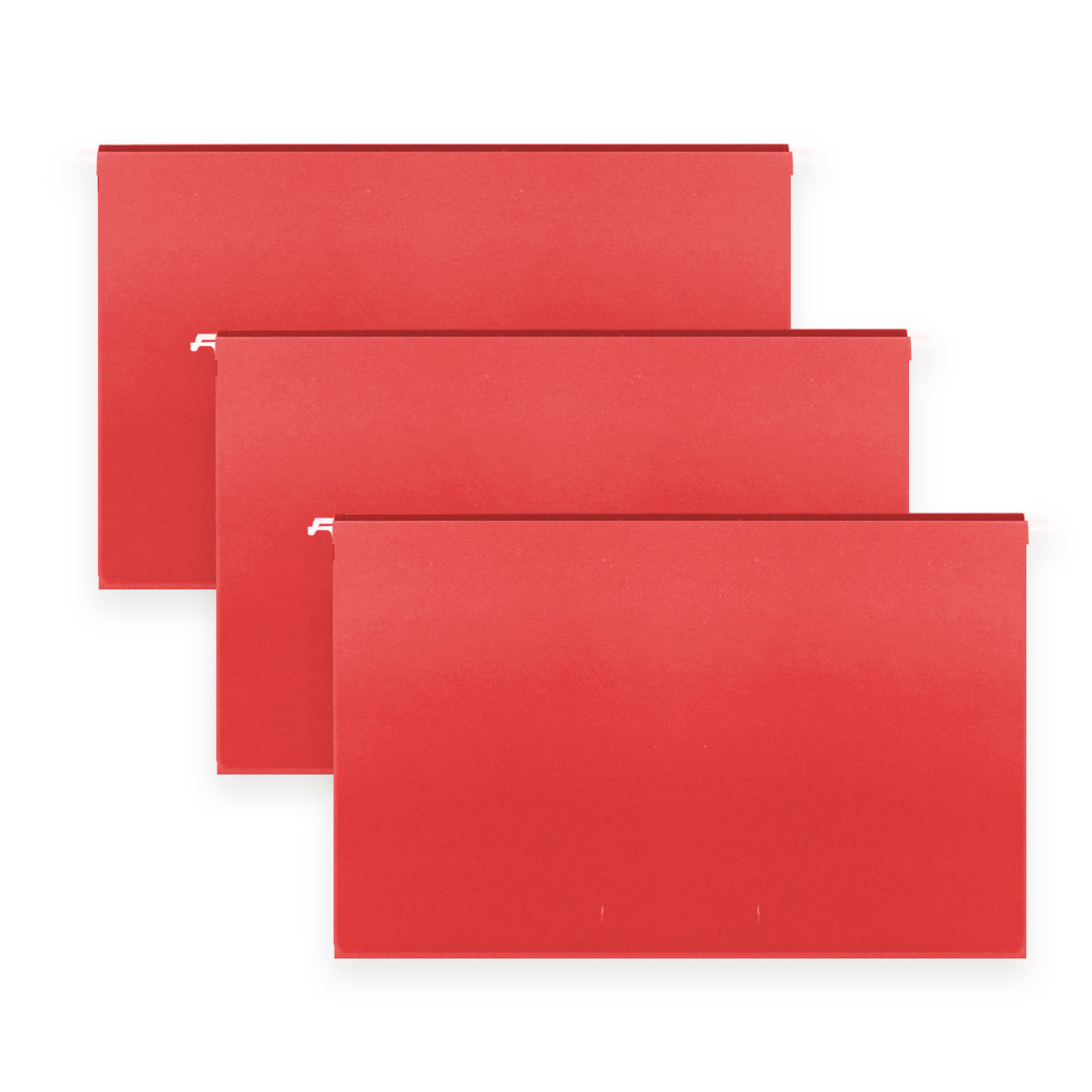 FOLDER COLGANTE TAMAÑO CARTA ROJO 4152RE CON 25 PZS