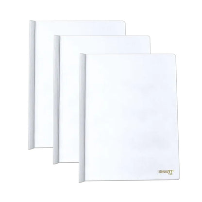 Folder costilla tamaño carta transparente con 5.