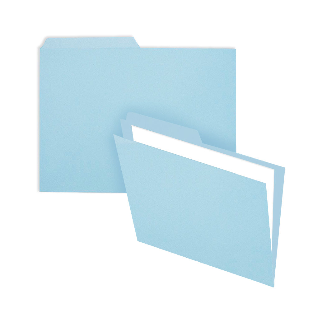 Folder manila Esselte Oxford tamaño carta azul.