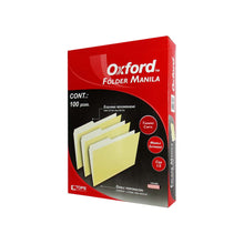 Folder oxford tamaño carta rosa con 100 pzas.