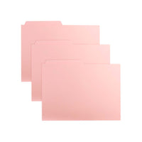 Folder oxford tamaño carta rosa con 100 pzas.