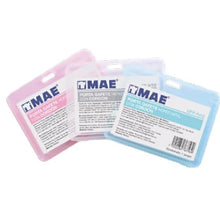 PORTAGAFETE HORIZONTAL CON CORDON MAE GFP-12HC COLORES PASTEL 5.4 X 8.5 CM PAQUETE CON 12 PIEZAS
