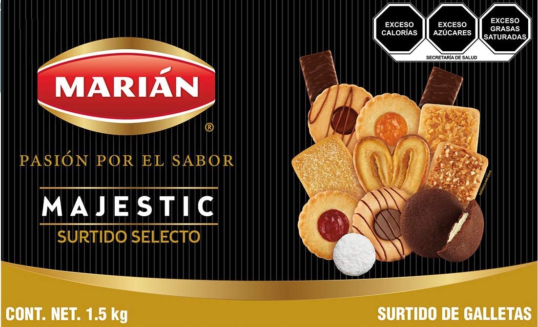 Galletas marian surtido majestic 1.5 kg