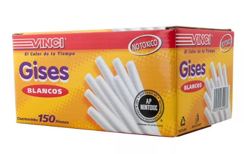 Gis blanco caja con 150