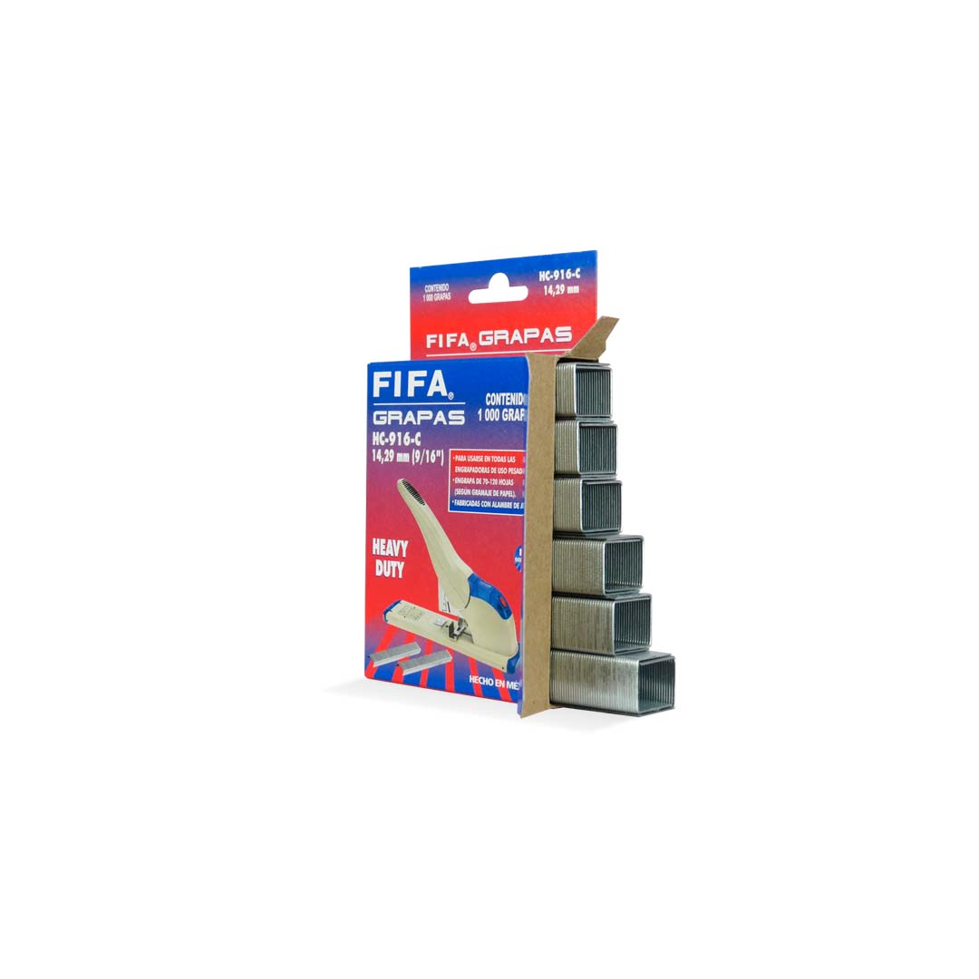 Grapa Pilot HC916-c 14.29 mm 9/16"caja con 1000 pzas.