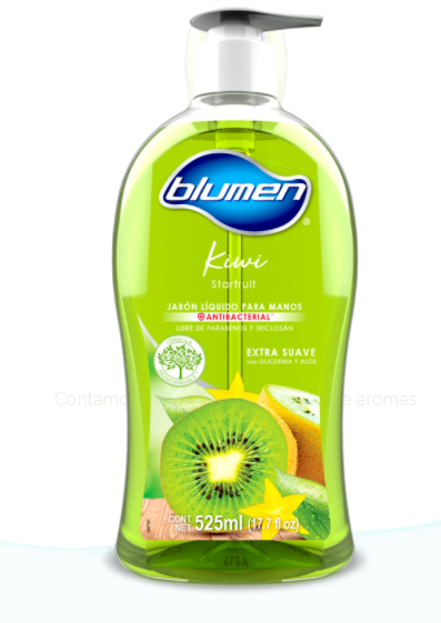 Jabón para manos blumen antibacterial 525 ml