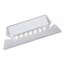 Jinete transparente 5 cm plastico paquete con 25 pzs