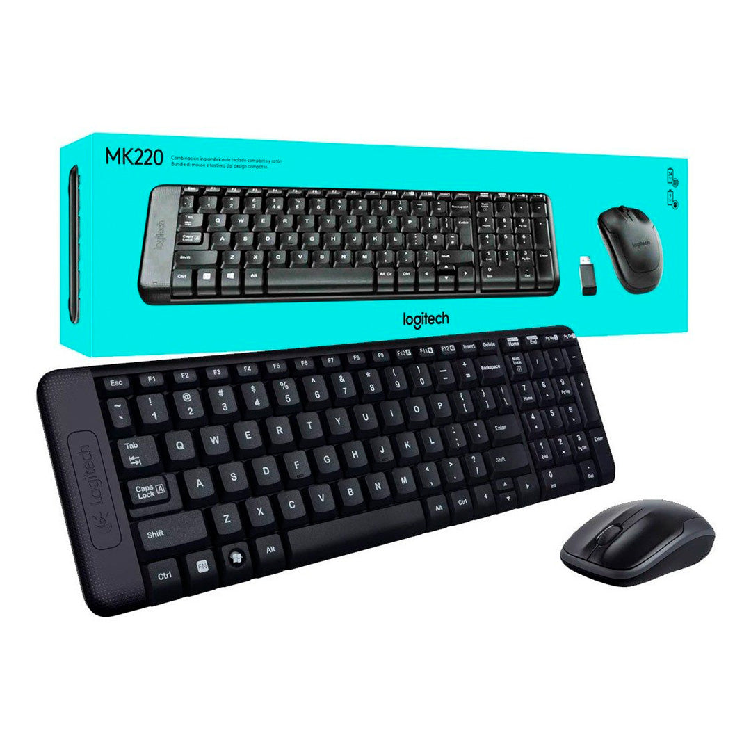 Kit teclado/mouse Perfect Choice MK220 USB inalámbrico.