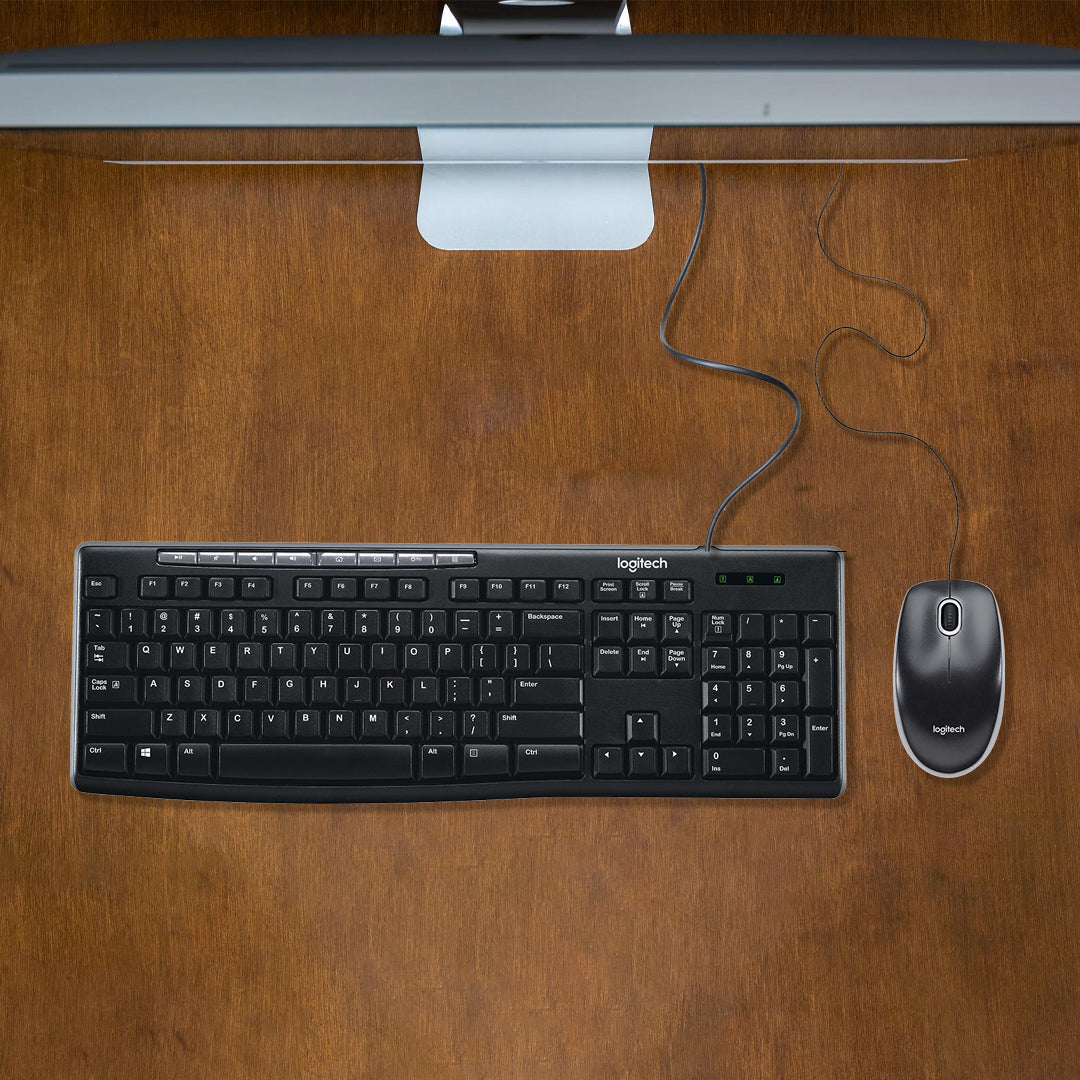 Kit teclado / mouse Logitech MK200 USB alámbrico.