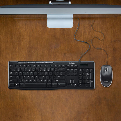 Kit teclado / mouse Logitech MK200 USB alámbrico.
