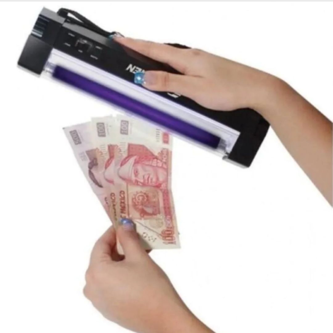 Lámpara detectora de billetes falsos STEREN.