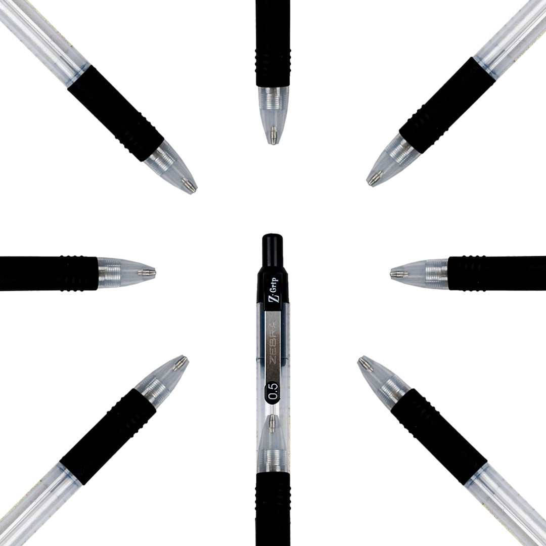 Lapicero Zebra Z-Grip 6520-00 retráctil 0.5 mm.