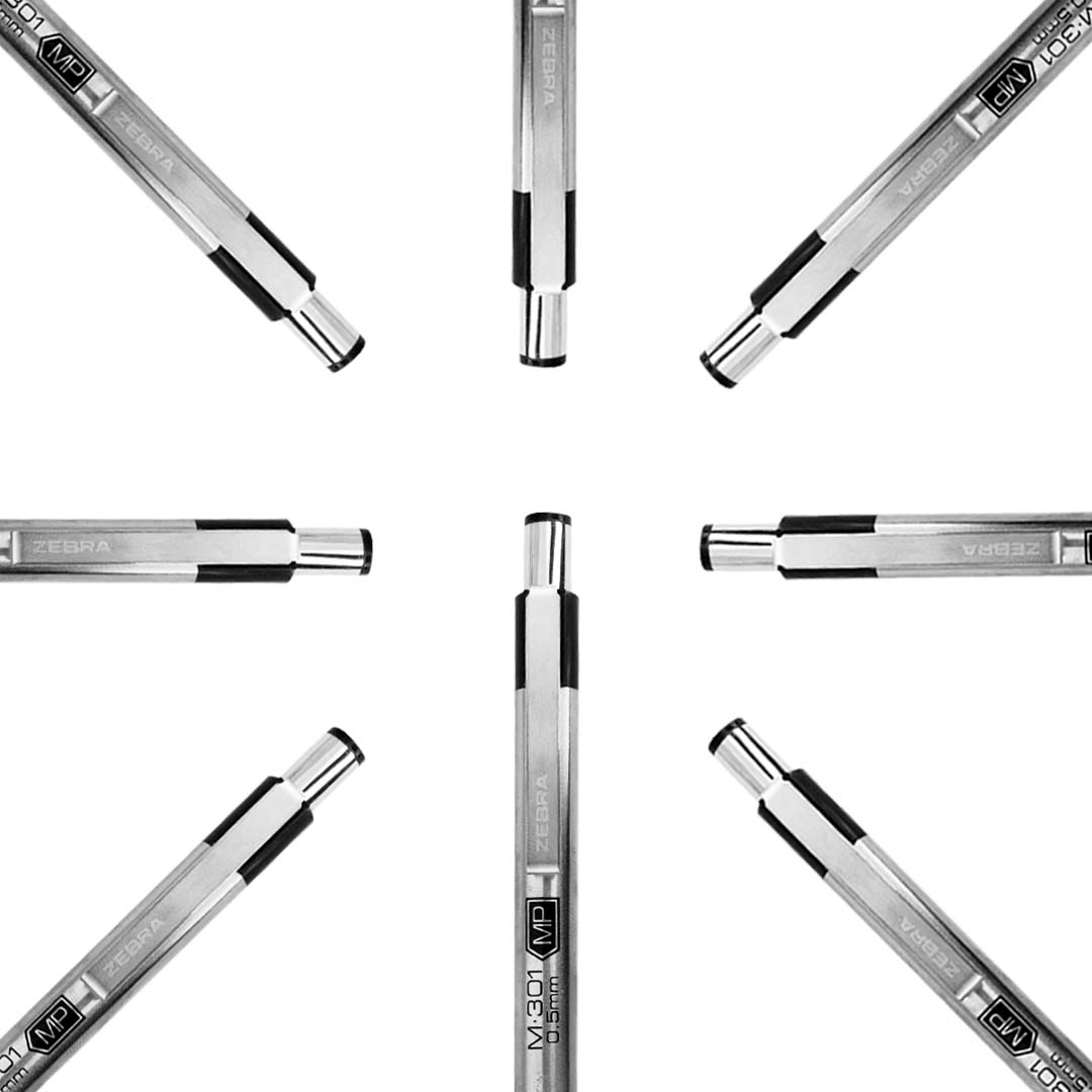 Lapicero Zebra M-301 metálico 0.5mm.