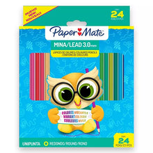 Lápices de colores PAPER MATE con 24 piezas