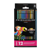 Lápices de colores metálicos Prismacolor junior con 12 piezas