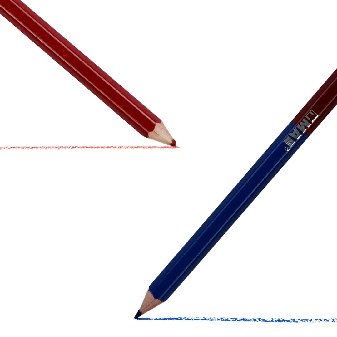 Lápiz bicolor hexagonal BEM-10 caja con 10 piezas