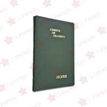 Libreta de Tránsito Hoper de 90 hojas.