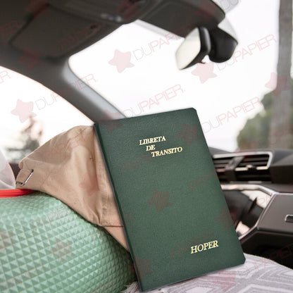 Libreta de Tránsito Hoper de 90 hojas.