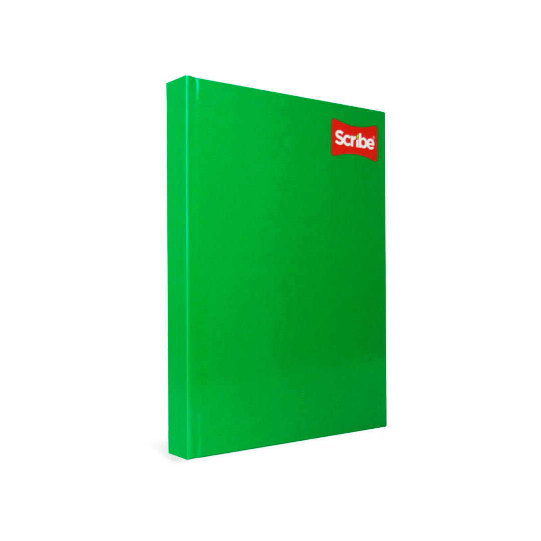 Libreta pasta dura forma francesa cuadro grande con 192 hojas.