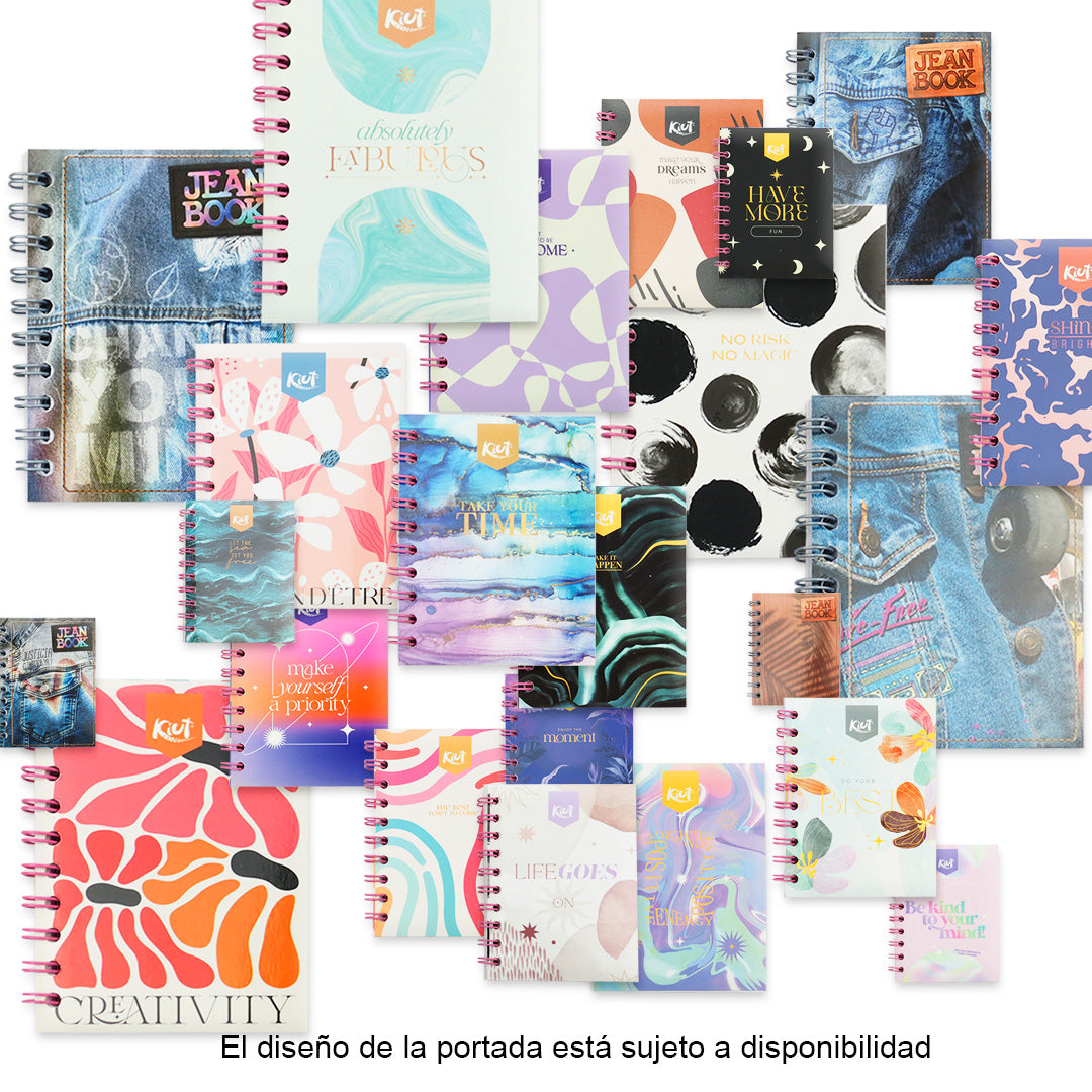 Libreta pocket raya con figura con 80 hojas.