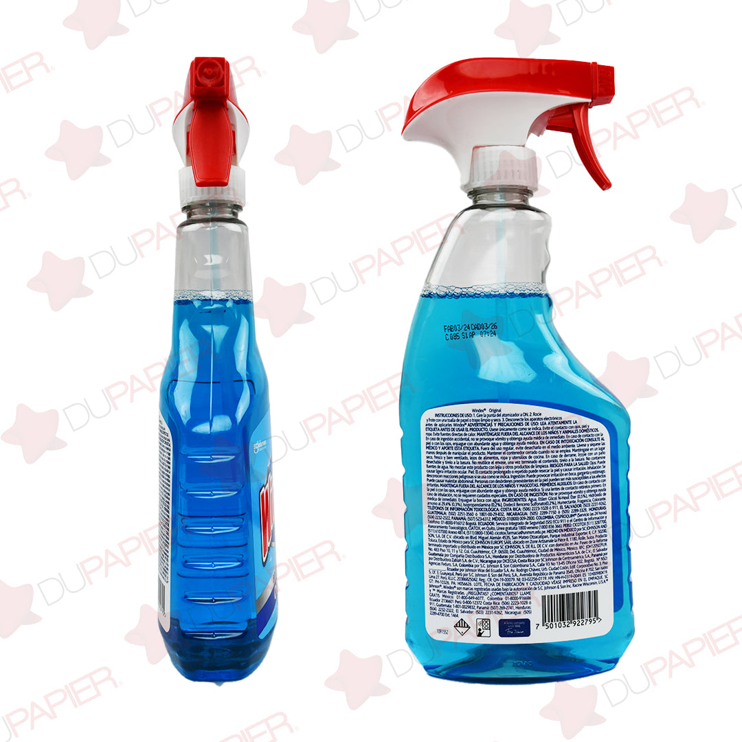 Limpia vidrios windex azul 640 ml