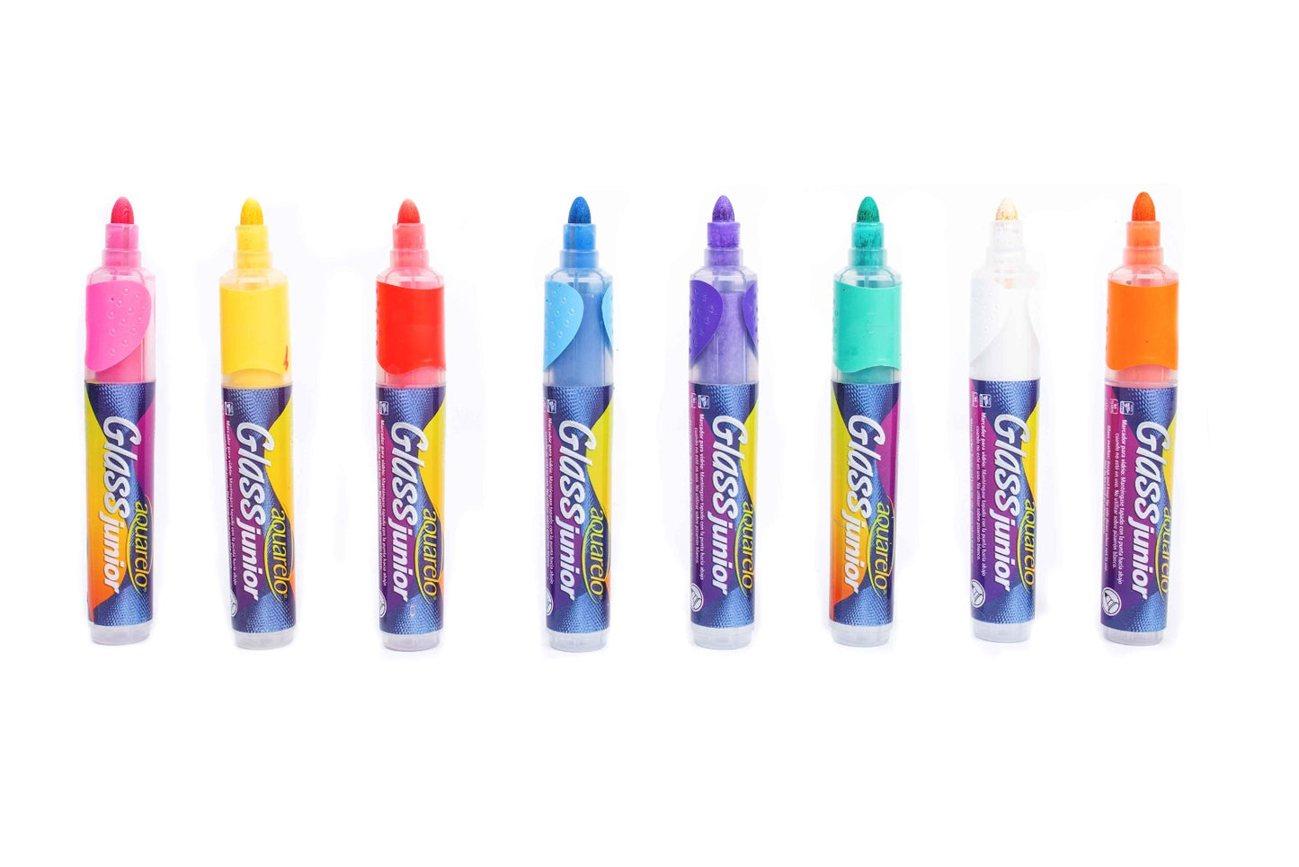 Marcador aquarelo glass junior con 8 piezas.