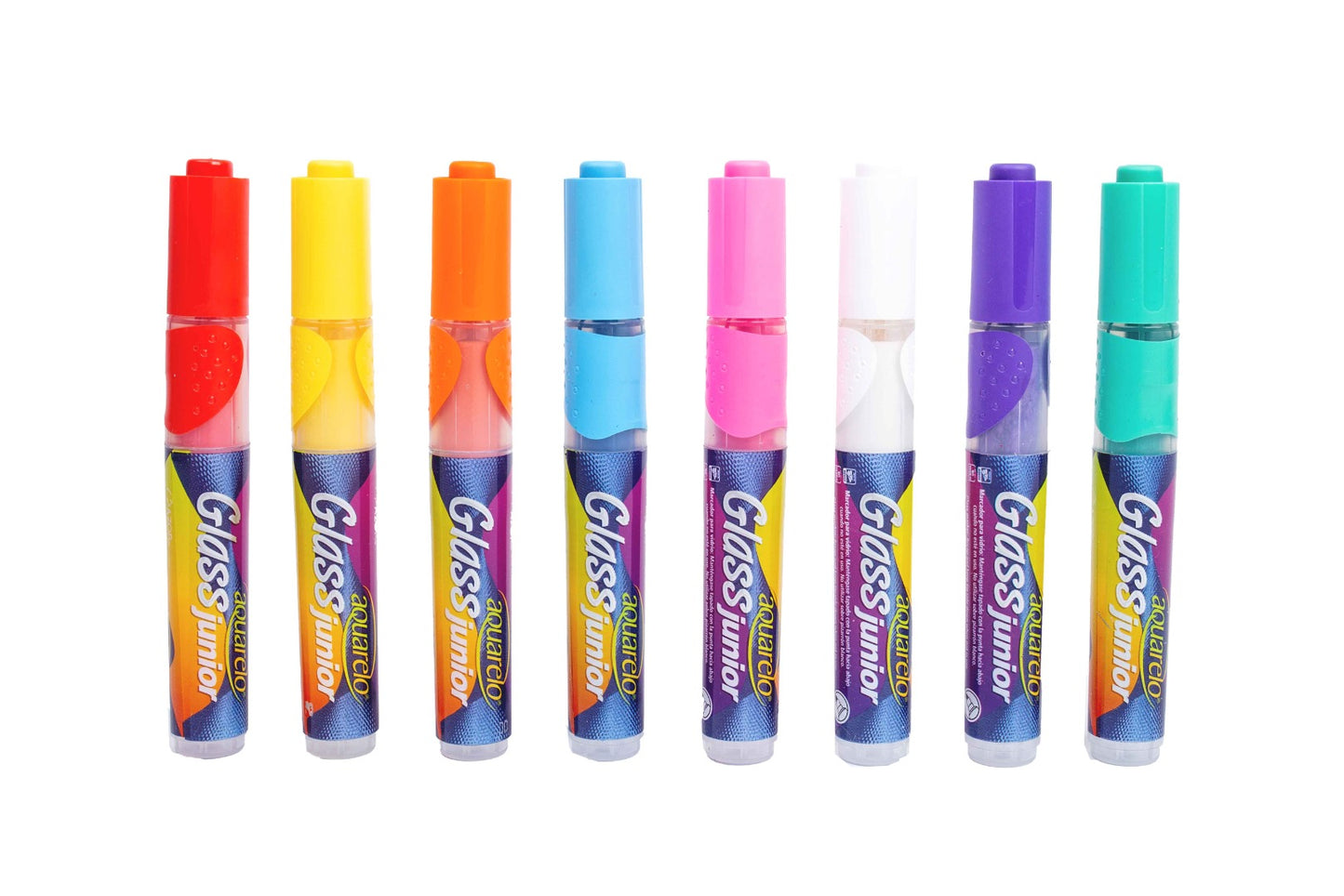 Marcador aquarelo glass junior con 8 piezas.