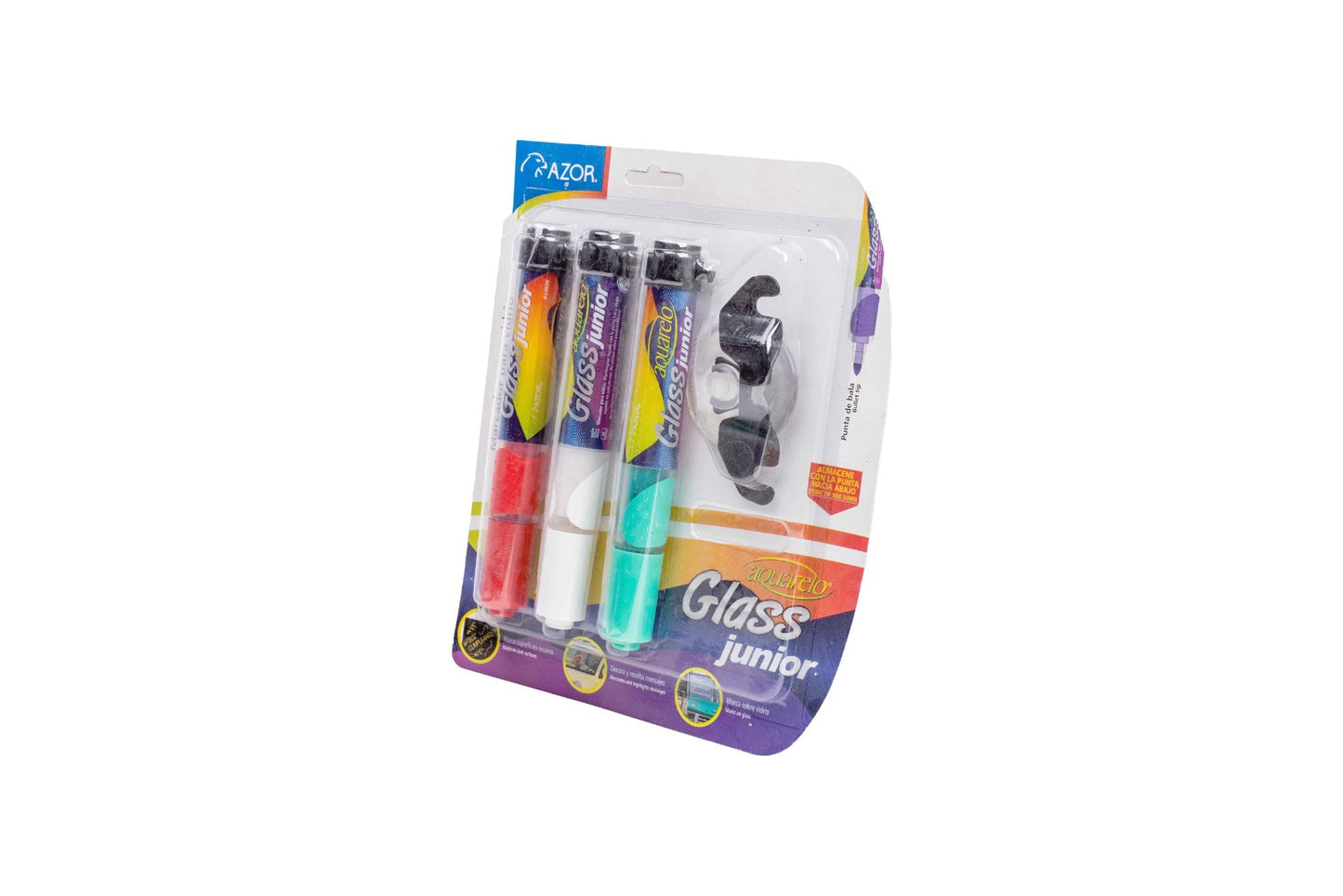 Marcador aquarelo glass junior con 8 piezas.
