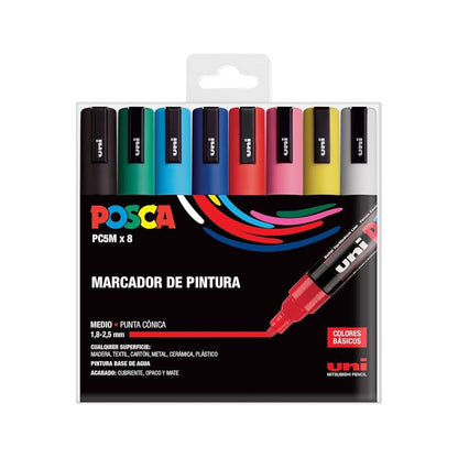 MARCADOR ACRÍLICO UNI POSCA PC-5M