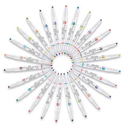 Marcadores Zebra Mildliner doble punta