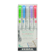 Marcadores Zebra Mildliner doble punta