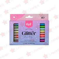 Marcadores Kiut Glitter Norma 550757 con 10 pzas.
