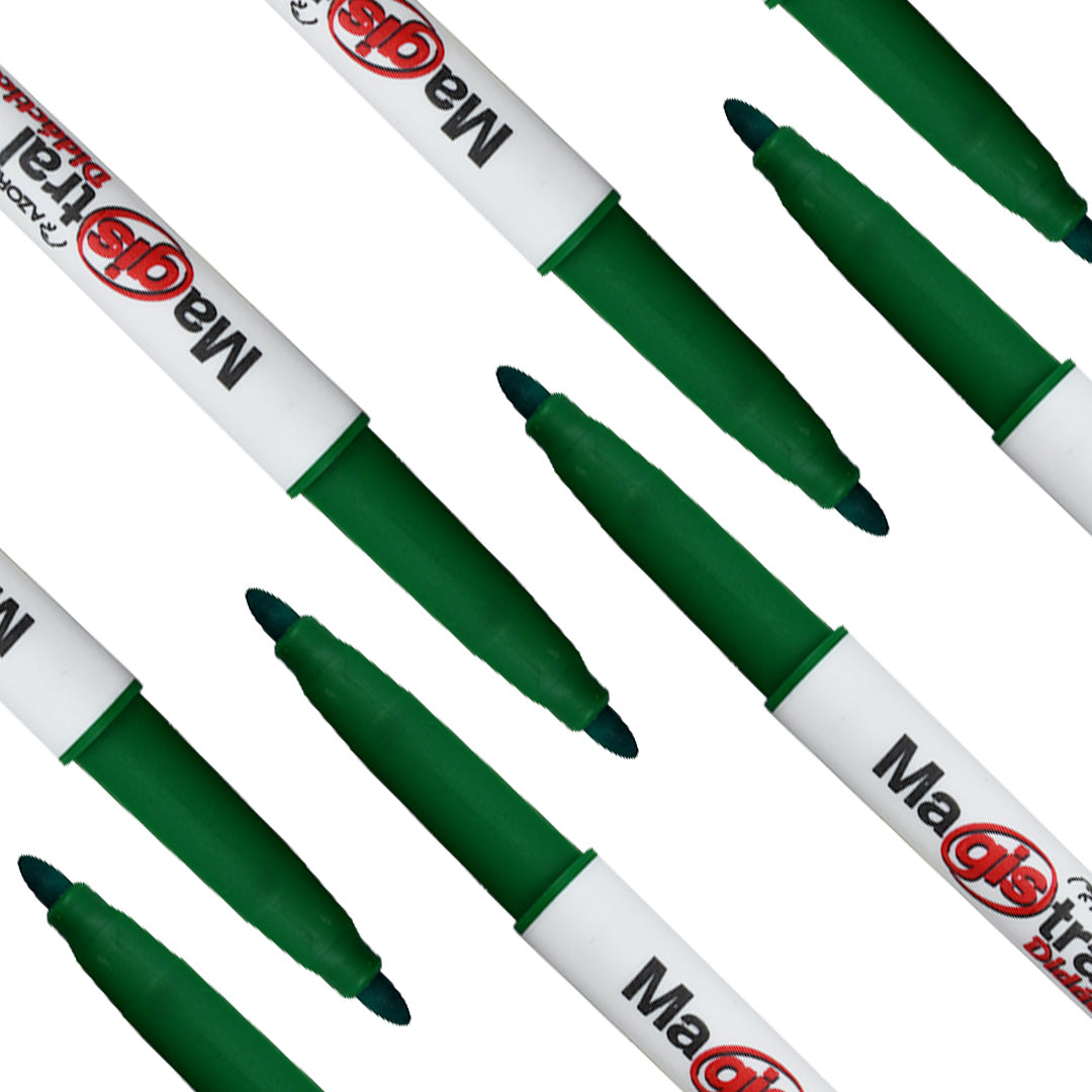 Marcador magistral didáctico fino con 12 piezas