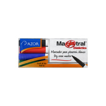 Marcador magistral didáctico fino con 4 piezas