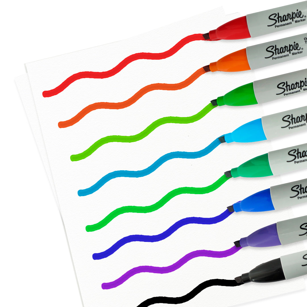 Marcador permanente Sharpie chisel con 8 piezas