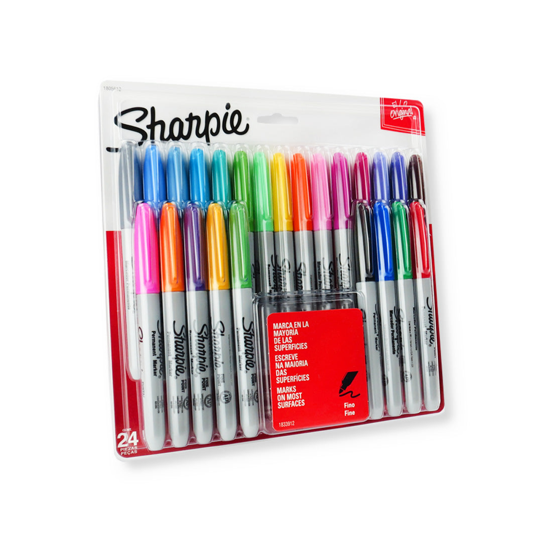 Marcador permanente Sharpie colores surtidos 24 piezas