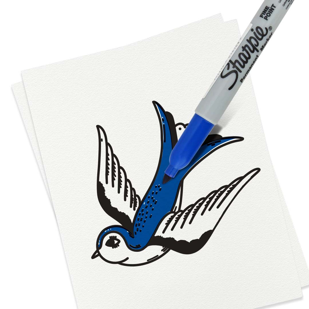 Marcador permanente Sharpie punto fino