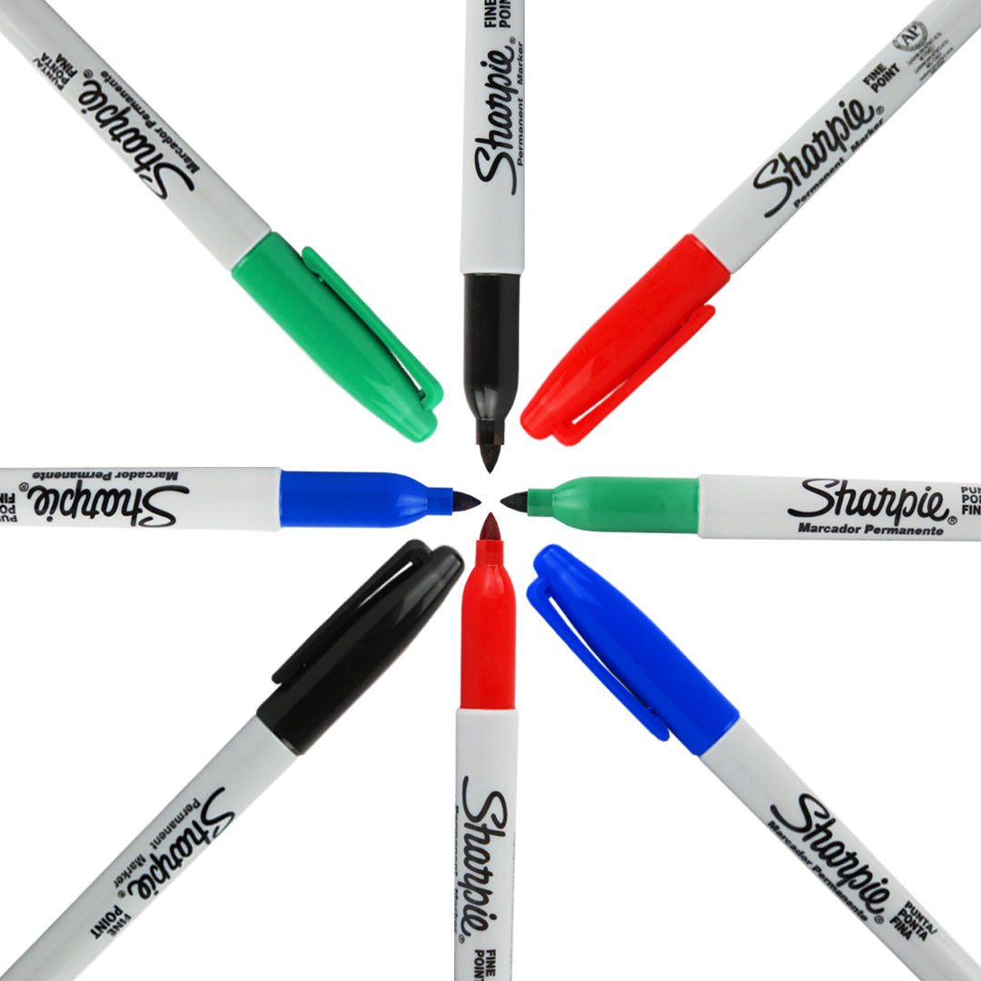 Marcador permanente Sharpie fine con 4 piezas