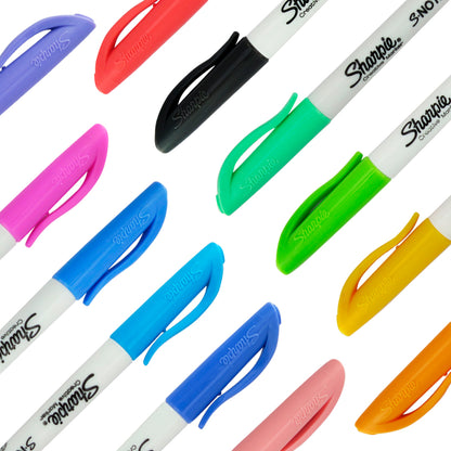 Marcador permanente Sharpie S. Note pastel con 12 piezas