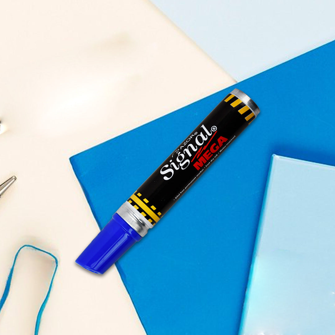 Marcador permanente Azor Signal mega rellenable
