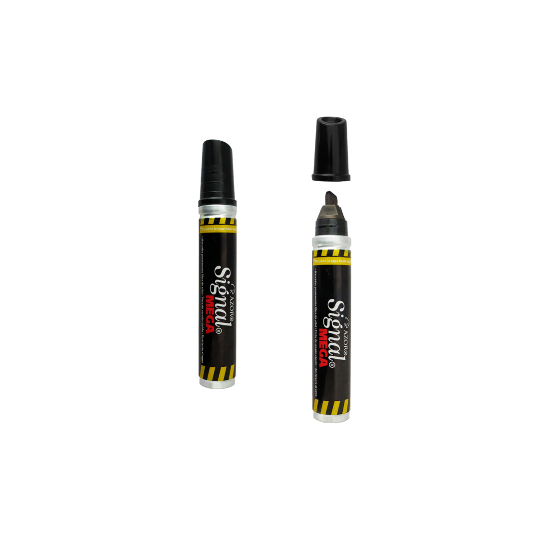 Marcador permanente Azor Signal mega rellenable