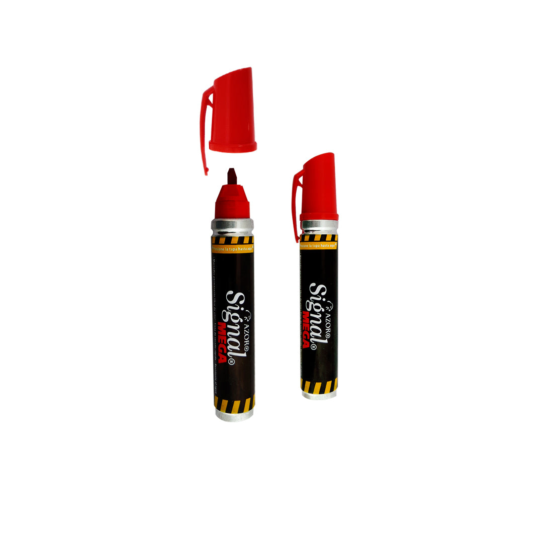 Marcador permanente Azor Signal mega rellenable